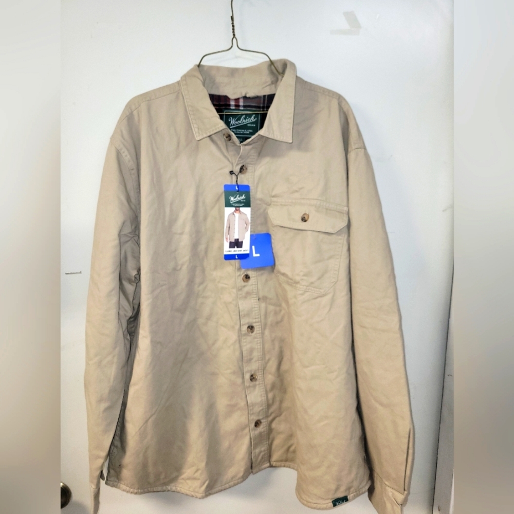 NEW Woolrich Long Sleeve Shirt. Inside Extra Warm